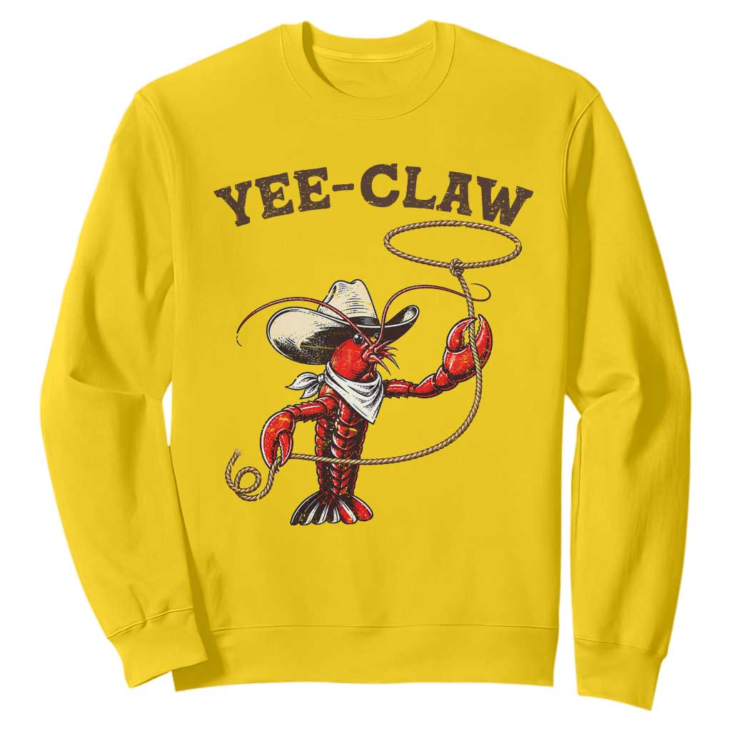 Yee Claw Sweatshirt Funny Crawfish Cajun Seafood Festival TS12 Daisy Print Your Wear