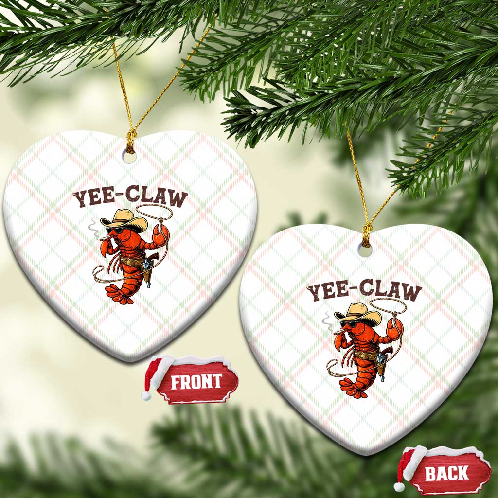 Yee Claw Southern Crawfish Ceramic Ornament Funny Seafood Party Graphic TS12 Print Your Wear