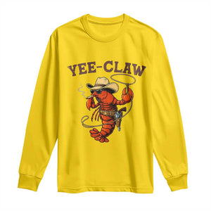 Yee Claw Southern Crawfish Long Sleeve Shirt Funny Seafood Party Graphic TS12 Daisy Print Your Wear
