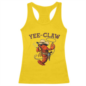 Yee Claw Southern Crawfish Racerback Tank Top Funny Seafood Party Graphic TS12 Daisy Print Your Wear