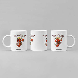 Yee Claw Southern Crawfish Coffee Mug Funny Seafood Party Graphic TS12 Print Your Wear