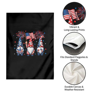 Red White Blue Gnomes Fireworks Garden Flag Patriotic 4th Of July TS12 Print Your Wear