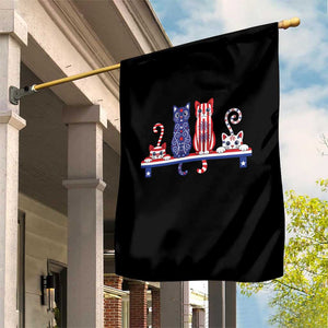 Red White And Blue Cute Cats Garden Flag Patriotic Pet Lover TS12 Print Your Wear