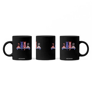 Red White And Blue Cute Cats Coffee Mug Patriotic Pet Lover TS12 Print Your Wear