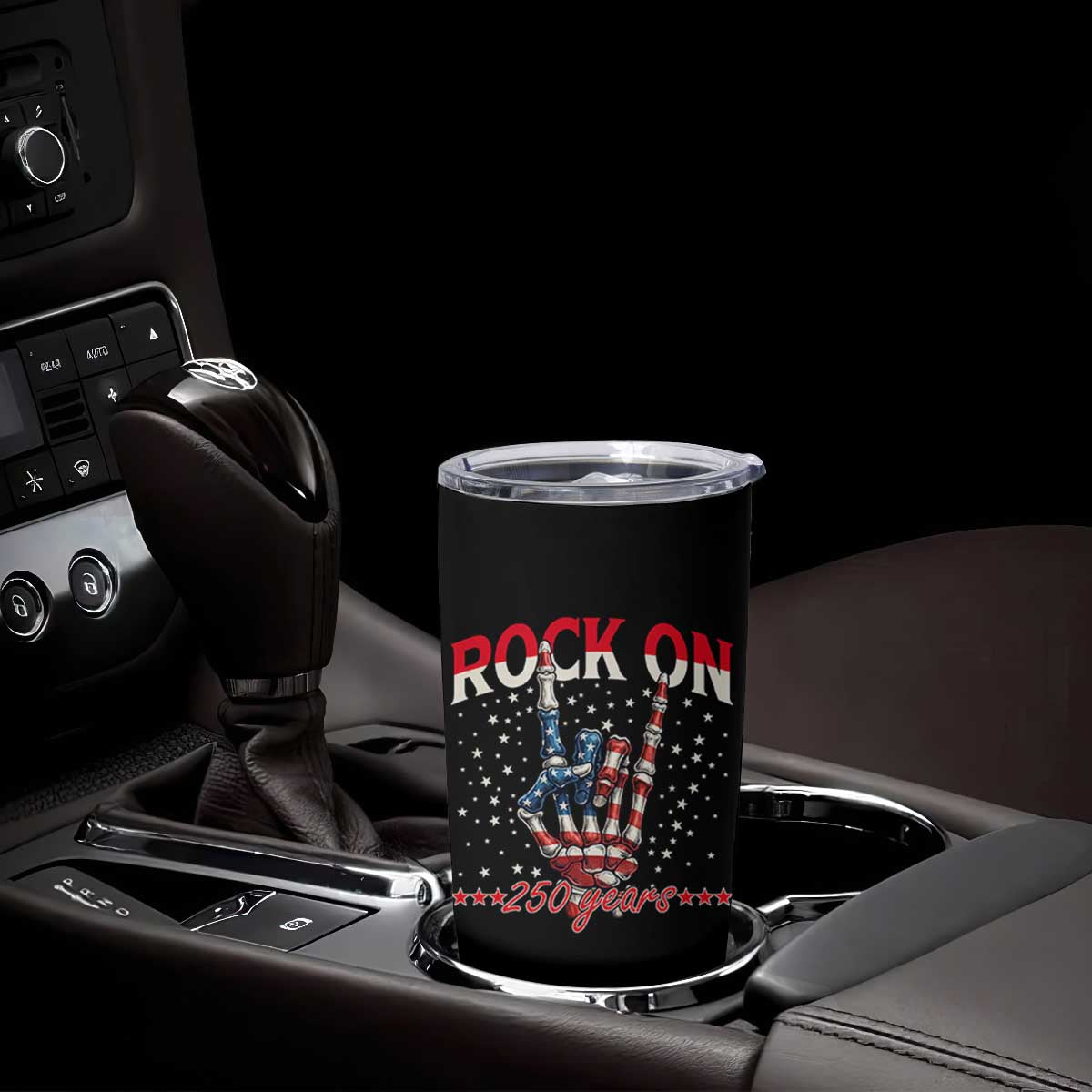 Patriotic Rocker Skeleton Hand Tumbler Cup Rock On 250 Years TS12 Print Your Wear
