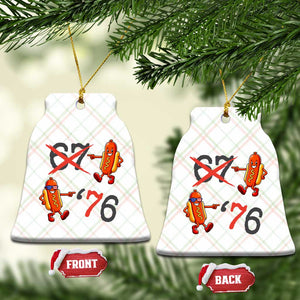 Funny 67 Meme Hot Dog Lover Ceramic Ornament USA 250 BBQ Celebration TS12 Print Your Wear