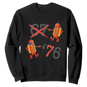 Funny 67 Meme Hot Dog Lover Sweatshirt USA 250 BBQ Celebration TS12 Black Print Your Wear