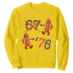 Funny 67 Meme Hot Dog Lover Sweatshirt USA 250 BBQ Celebration TS12 Daisy Print Your Wear