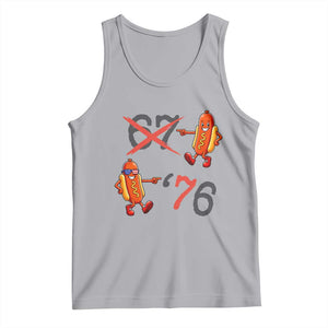 Funny 67 Meme Hot Dog Lover Tank Top USA 250 BBQ Celebration TS12 Athletic Heather Print Your Wear