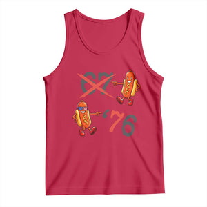 Funny 67 Meme Hot Dog Lover Tank Top USA 250 BBQ Celebration TS12 Red Print Your Wear