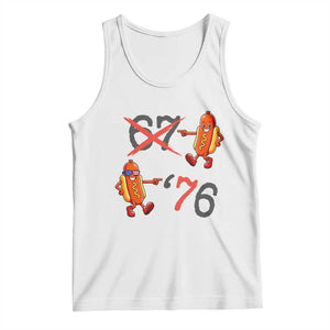 Funny 67 Meme Hot Dog Lover Tank Top USA 250 BBQ Celebration TS12 White Print Your Wear