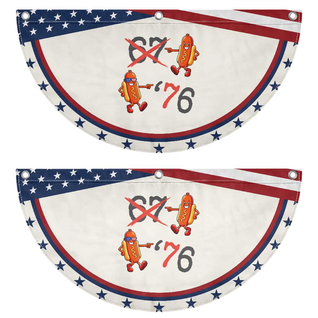 Funny 67 Meme Hot Dog Lover Patriotic Fan Flag USA 250 BBQ Celebration TS12 2pcs pack Classic Beige Print Your Wear