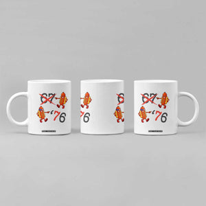 Funny 67 Meme Hot Dog Lover Coffee Mug USA 250 BBQ Celebration TS12 Print Your Wear