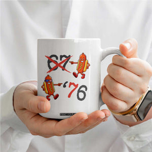 Funny 67 Meme Hot Dog Lover Coffee Mug USA 250 BBQ Celebration TS12 Print Your Wear