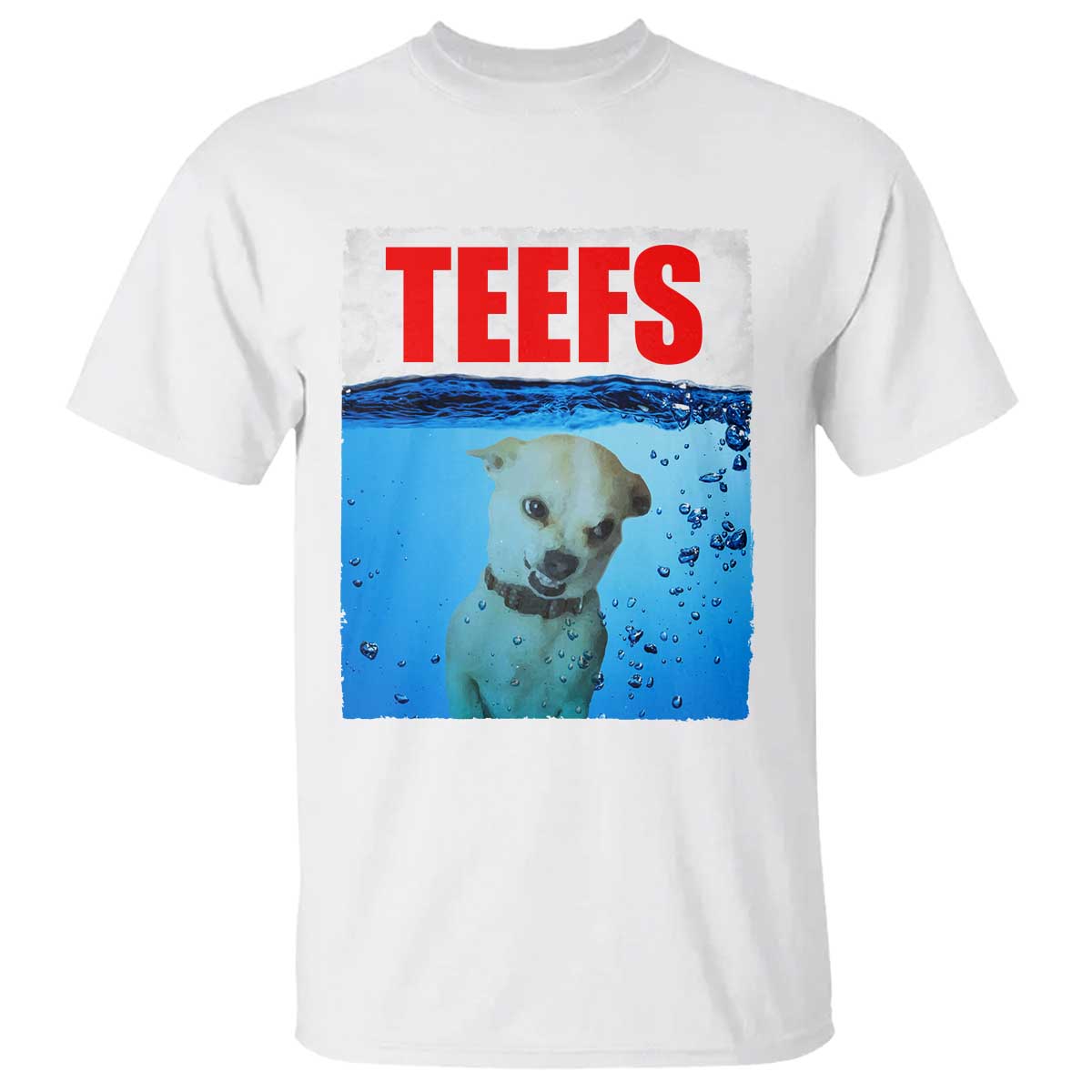 Chihuahua Dog Meme T Shirt Funny Horror Movie Poster Dog Teefs TS12 White Print Your Wear