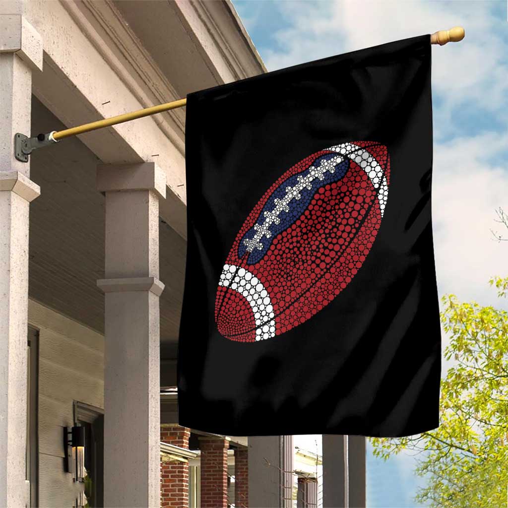 Patriotic Polka Dot Football Garden Flag Dot Day Gift TS12 Print Your Wear