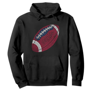Patriotic Polka Dot Football Hoodie Dot Day Gift TS12 Black Print Your Wear