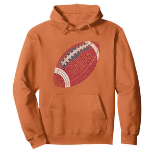 Patriotic Polka Dot Football Hoodie Dot Day Gift TS12 Orange Print Your Wear