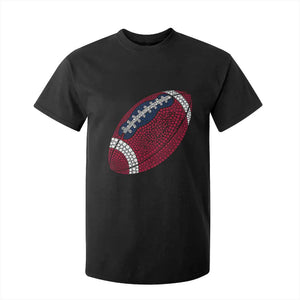 Patriotic Polka Dot Football T Shirt For Kid Dot Day Gift TS12 Black Print Your Wear