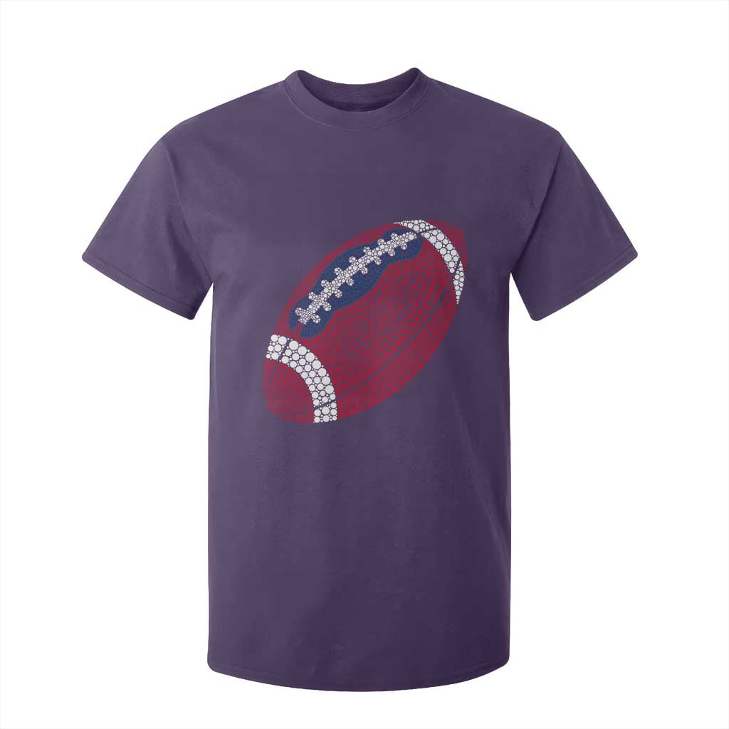 Patriotic Polka Dot Football T Shirt For Kid Dot Day Gift TS12 Purple Print Your Wear