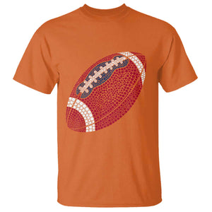 Patriotic Polka Dot Football T Shirt Dot Day Gift TS12 Orange Print Your Wear