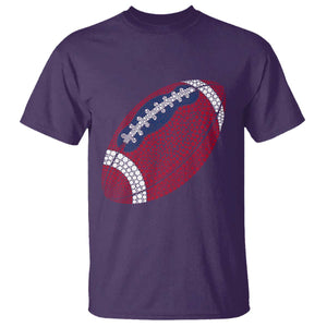 Patriotic Polka Dot Football T Shirt Dot Day Gift TS12 Purple Print Your Wear