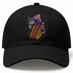 International Dot Day Hotdog Baseball Cap Red White Blue Polka Dots TS12 Print Your Wear
