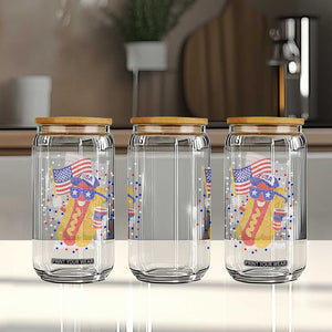 International Dot Day Hotdog Glass Can Red White Blue Polka Dots TS12 Print Your Wear