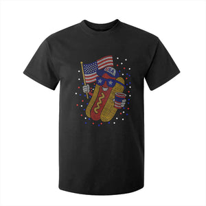 International Dot Day Hotdog T Shirt For Kid Red White Blue Polka Dots TS12 Black Print Your Wear