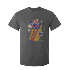 International Dot Day Hotdog T Shirt For Kid Red White Blue Polka Dots TS12 Dark Heather Print Your Wear