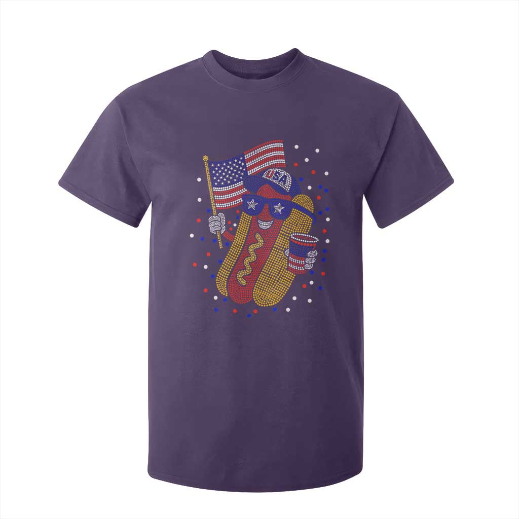 International Dot Day Hotdog T Shirt For Kid Red White Blue Polka Dots TS12 Purple Print Your Wear