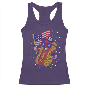 International Dot Day Hotdog Racerback Tank Top Red White Blue Polka Dots TS12 Purple Print Your Wear