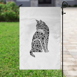 Polka Dot Black Cat Garden Flag International Dot Day Gift TS12 Print Your Wear