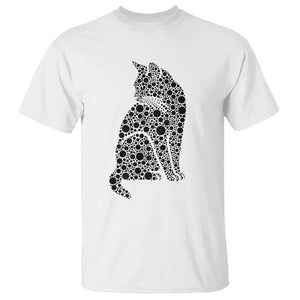 Polka Dot Black Cat T Shirt International Dot Day Gift TS12 White Print Your Wear