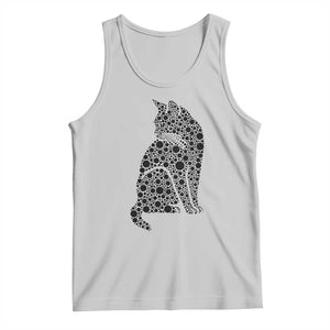 Polka Dot Black Cat Tank Top International Dot Day Gift TS12 Ash Print Your Wear