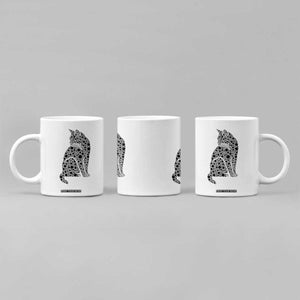 Polka Dot Black Cat Coffee Mug International Dot Day Gift TS12 Print Your Wear