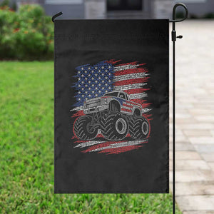Patriotic Monster Truck Polka Dot Garden Flag Dot Day Gift TS12 Print Your Wear
