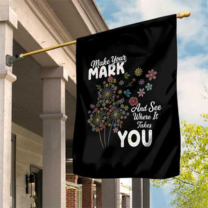 Happy Dot Day Garden Flag Make Your Mark And See Where It Takes You TS12 Print Your Wear
