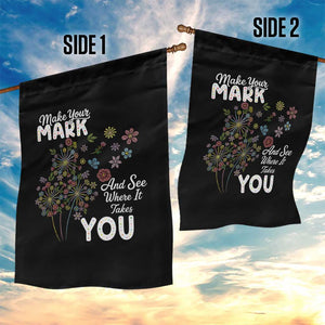 Happy Dot Day Garden Flag Make Your Mark And See Where It Takes You TS12 Print Your Wear