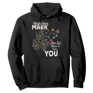 Happy Dot Day Hoodie Make Your Mark And See Where It Takes You TS12 Black Print Your Wear