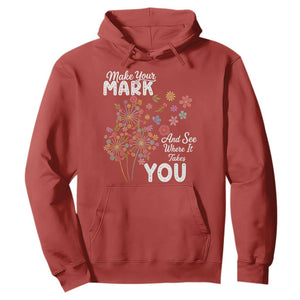 Happy Dot Day Hoodie Make Your Mark And See Where It Takes You TS12 Red Print Your Wear