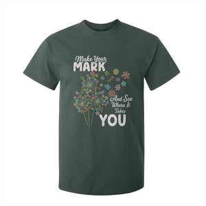 Happy Dot Day T Shirt For Kid Make Your Mark And See Where It Takes You TS12 Dark Forest Green Print Your Wear