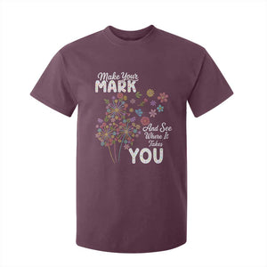 Happy Dot Day T Shirt For Kid Make Your Mark And See Where It Takes You TS12 Maroon Print Your Wear