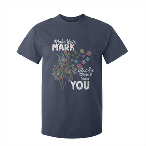 Happy Dot Day T Shirt For Kid Make Your Mark And See Where It Takes You TS12 Navy Print Your Wear