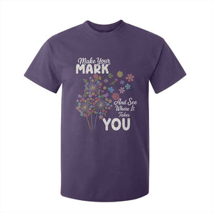 Happy Dot Day T Shirt For Kid Make Your Mark And See Where It Takes You TS12 Purple Print Your Wear