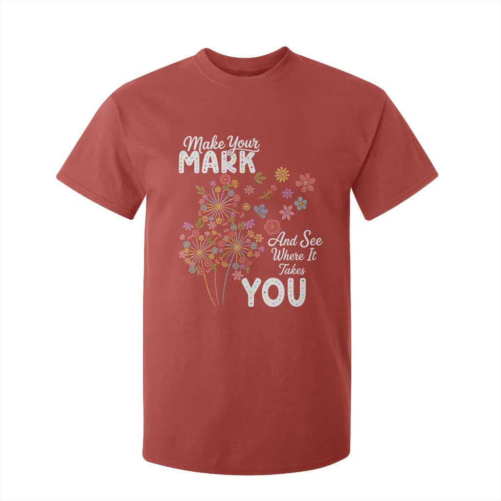 Happy Dot Day T Shirt For Kid Make Your Mark And See Where It Takes You TS12 Red Print Your Wear