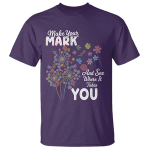 Happy Dot Day T Shirt Make Your Mark And See Where It Takes You TS12 Purple Print Your Wear