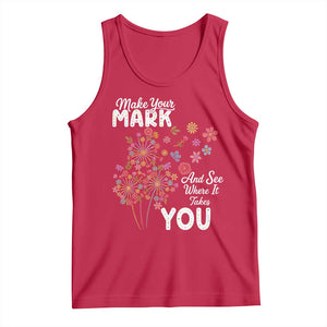 Happy Dot Day Tank Top Make Your Mark And See Where It Takes You TS12 Red Print Your Wear