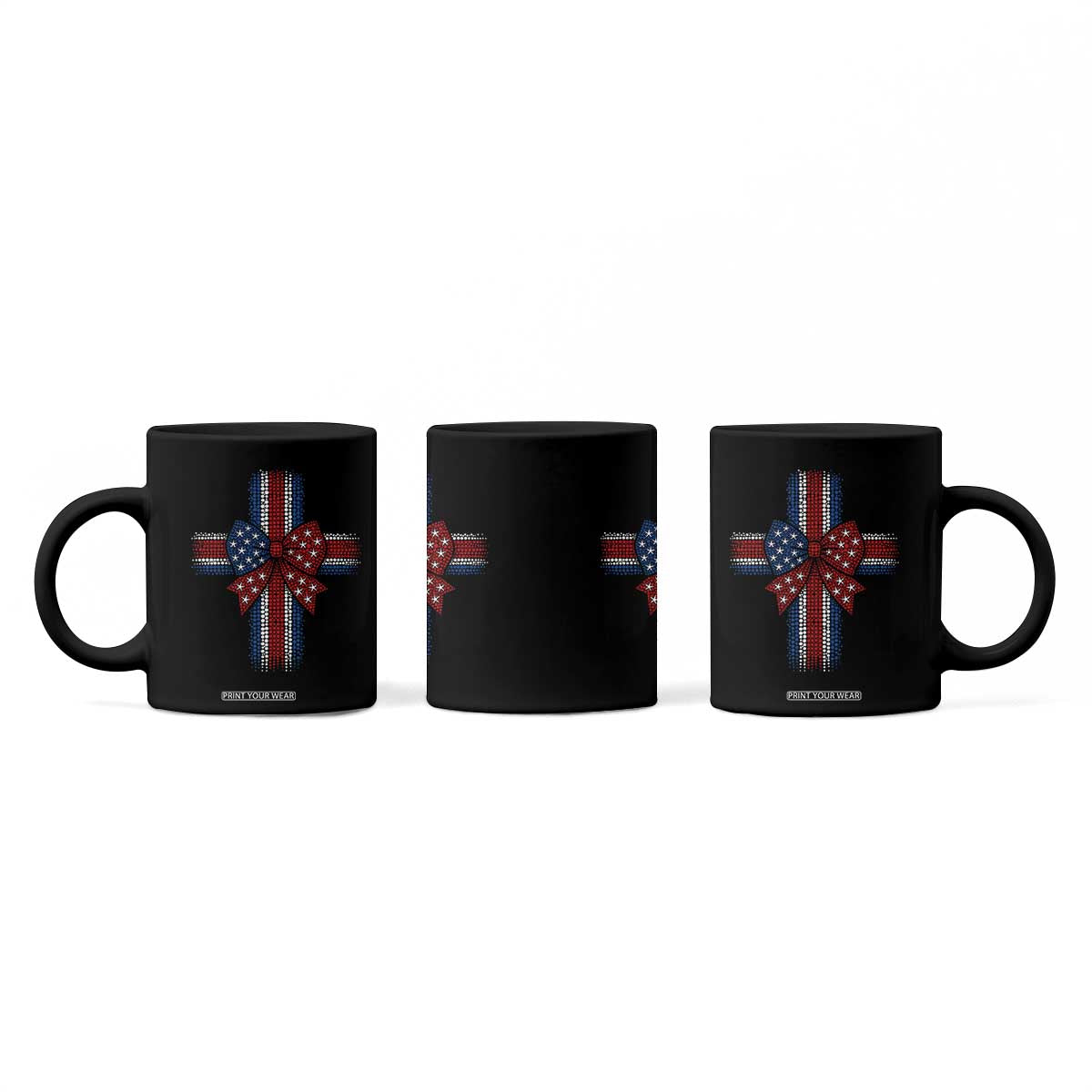 Dot Day Christian Coffee Mug Patriotic Polka Dot Cross TS12 Print Your Wear