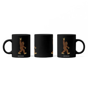 Funny Polka Dot Bigfoot Rock On Coffee Mug Dot Day Gift TS12 Print Your Wear